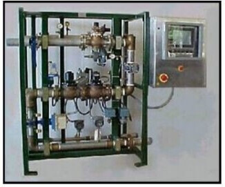 Xothermic 3 way valve system with Exlar roatary unit